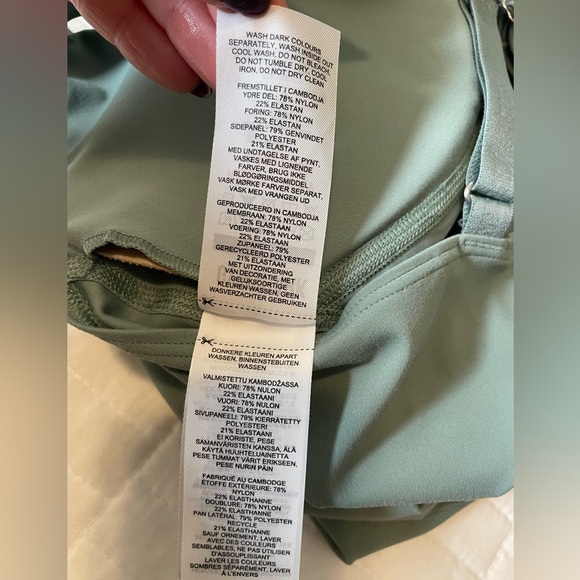 Gymshark x Whitney Simmons Leaf Green Athletic Dress Size XS Shapewear Bodycon - Picture 15 of 15